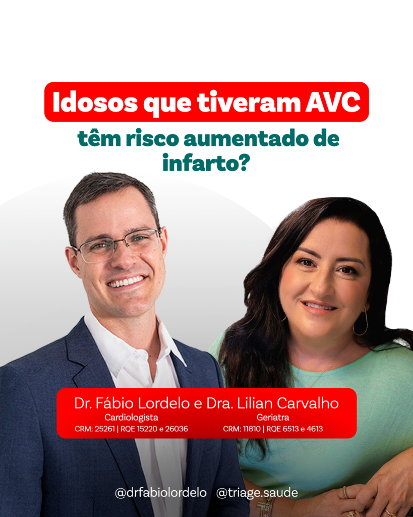 Idosos que tiveram AVC têm risco aumentado de infarto?