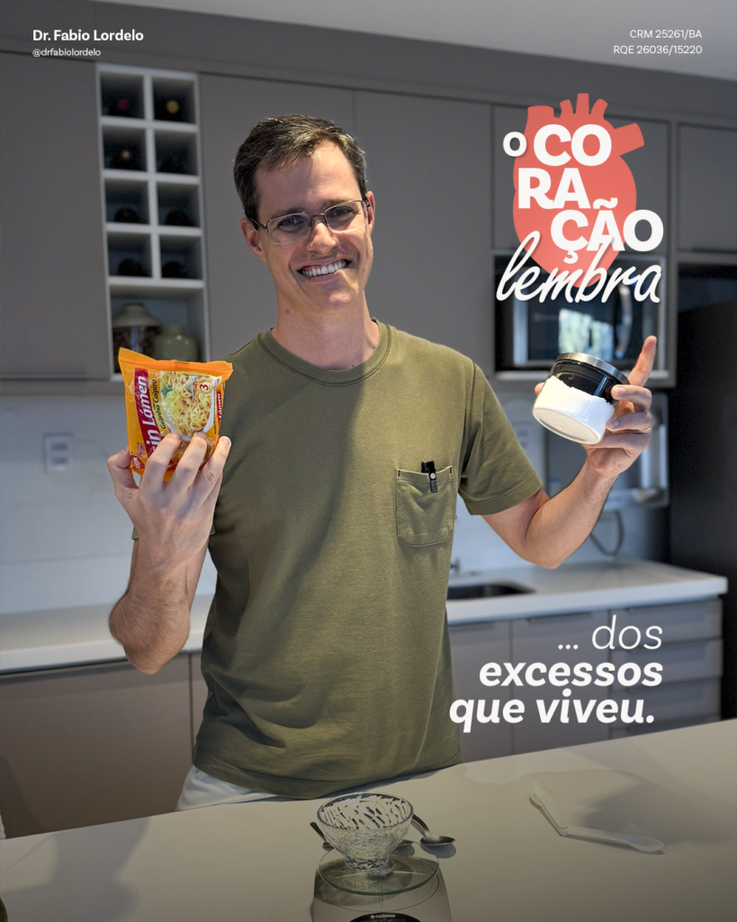O coração lembra dos excessos que viveu
